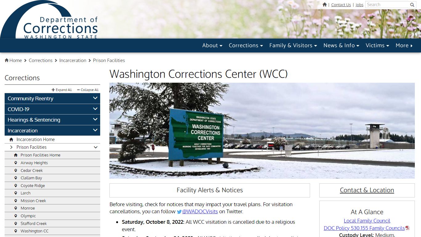 Washington Corrections Center (WCC)